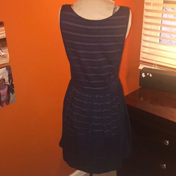 ✨Maison Jules Navy Sleeveless dress - Picture 3 of 6